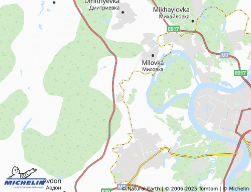 MICHELIN Vetoshnikovo map - ViaMichelin
