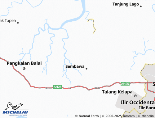 MICHELIN Muara Damai map - ViaMichelin