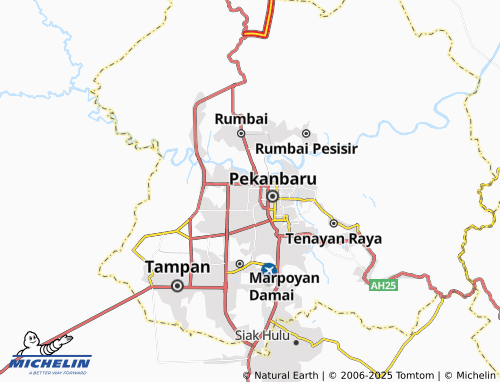 MICHELIN Padang Bulan map - ViaMichelin