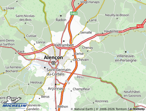 Mappa MICHELIN Cerisé - ViaMichelin