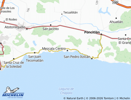 Kaart MICHELIN La Cruz - ViaMichelin