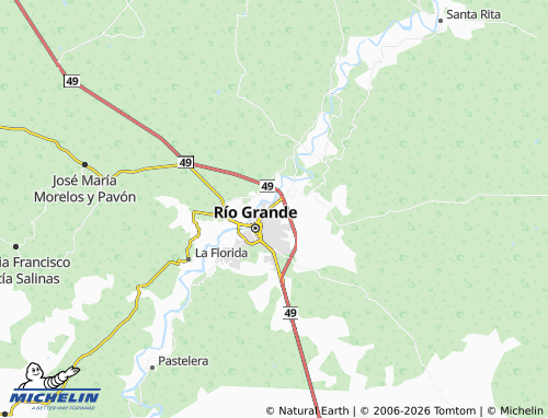 MICHELIN La Estrella map - ViaMichelin