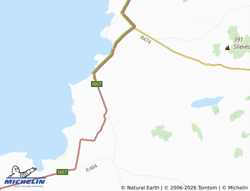 Carte MICHELIN Mullagh - ViaMichelin