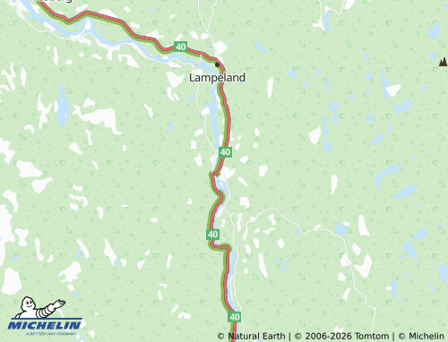 MICHELIN Svene map - ViaMichelin