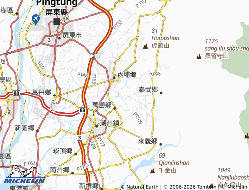 Mapa MICHELIN si gou shui - ViaMichelin
