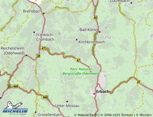MICHELIN Rehbach map - ViaMichelin