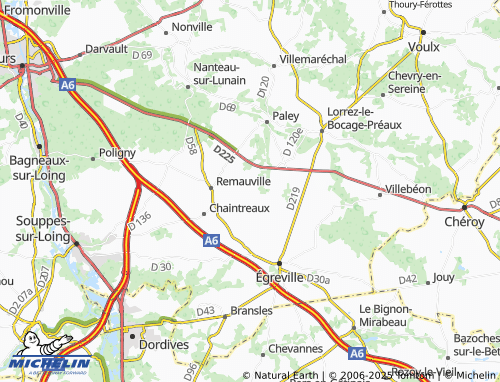 MICHELIN Chancery map - ViaMichelin