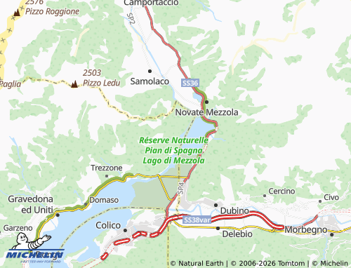 MICHELIN Albonico map - ViaMichelin