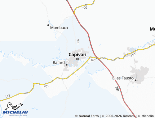 Mapa MICHELIN Capivari - ViaMichelin