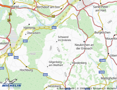 MICHELIN-Landkarte Siebenmaiern - ViaMichelin