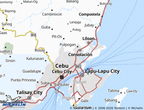 MICHELIN Pagsabungan map - ViaMichelin