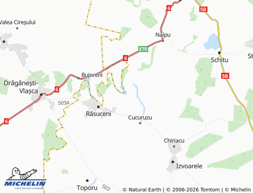 Mappa MICHELIN Carapancea - ViaMichelin