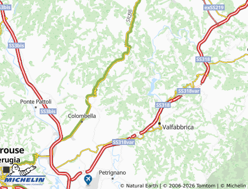 MICHELIN Fratticiola Selvatica map - ViaMichelin
