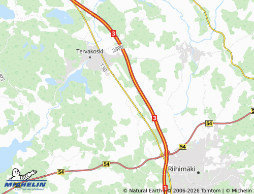 MICHELIN-Landkarte Nummenpää - ViaMichelin