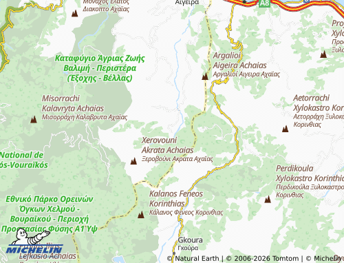 MICHELIN Perithori map - ViaMichelin