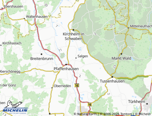 Mappa MICHELIN Salgen - ViaMichelin