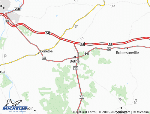 MICHELIN Bethel map - ViaMichelin