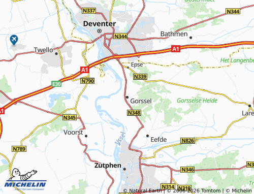 Carte MICHELIN Gorssel - ViaMichelin