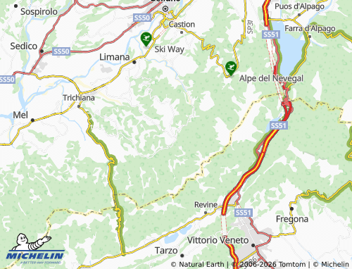 MICHELIN Valmorel map - ViaMichelin