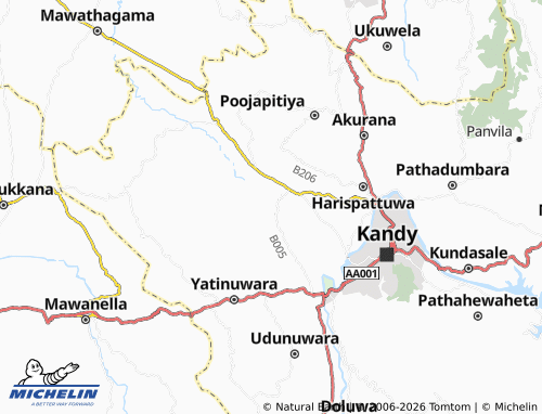 Mappa MICHELIN Karanduwawala Ihala - ViaMichelin