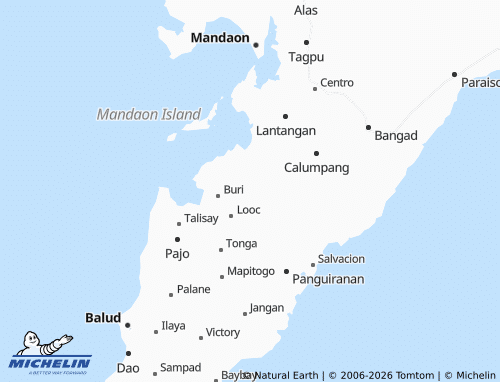MICHELIN Pinamangcaan map - ViaMichelin