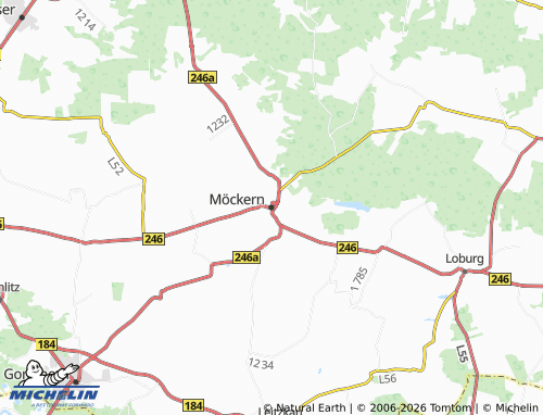 MICHELIN-Landkarte Möckern - ViaMichelin