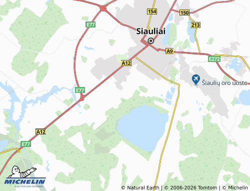 Mapa MICHELIN Gegužiai - ViaMichelin