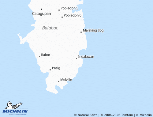 Mappa MICHELIN Indalawan - ViaMichelin