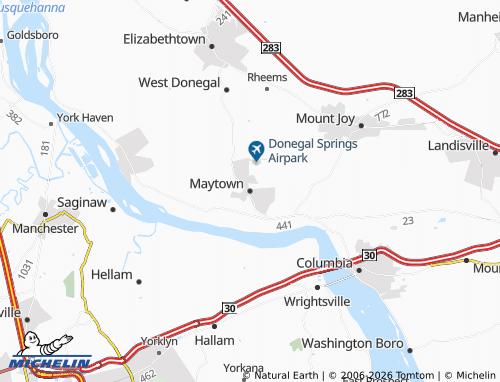 Carte MICHELIN Maytown - ViaMichelin