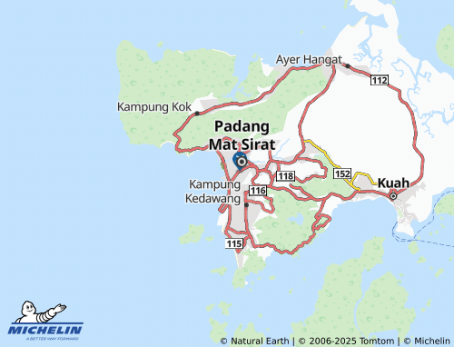 MICHELIN-Landkarte Kampung Kuala Muda - ViaMichelin