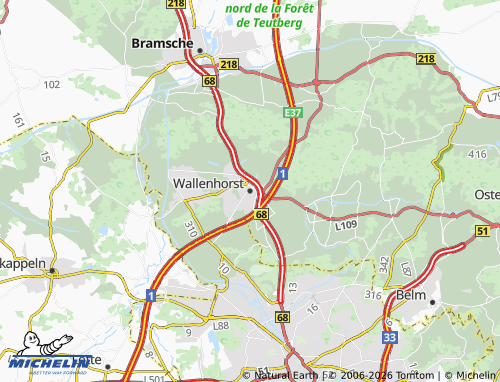 Mapa MICHELIN Wallenhorst - ViaMichelin