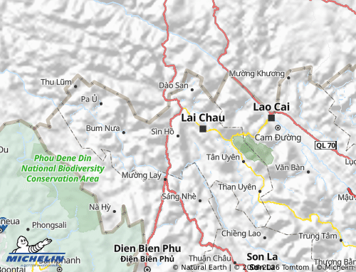 MICHELIN-Landkarte Sìn Hồ - ViaMichelin