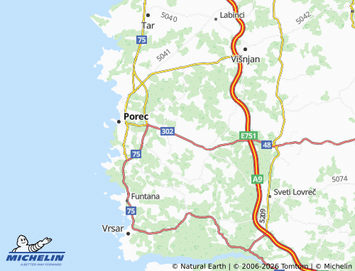 MICHELIN-Landkarte Kadumi - ViaMichelin