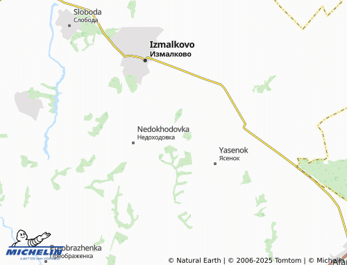 MICHELIN Koshkino map - ViaMichelin