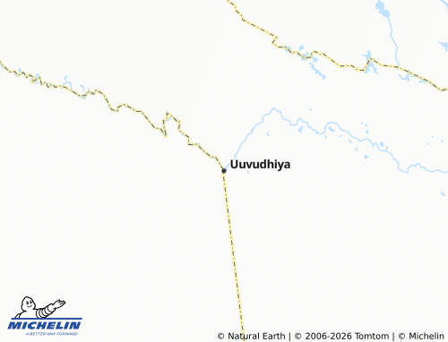 Mappa MICHELIN Uuvudhiya - ViaMichelin