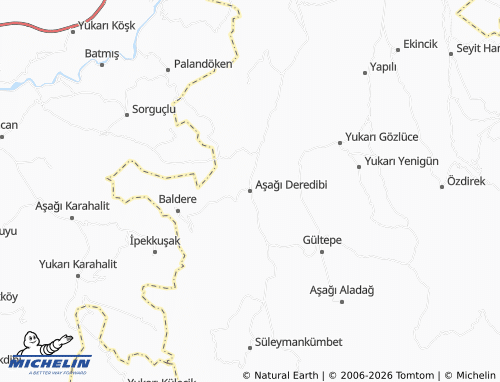 MICHELIN Aşağı Deredibi map - ViaMichelin