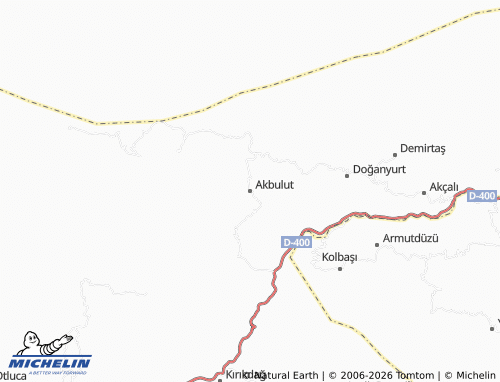 MICHELIN Akbulut map - ViaMichelin