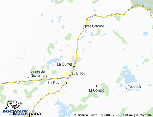 Mapa MICHELIN Empleados de Confianza, Doctores - ViaMichelin