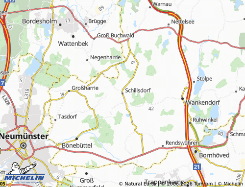 MICHELIN Schillsdorf map - ViaMichelin