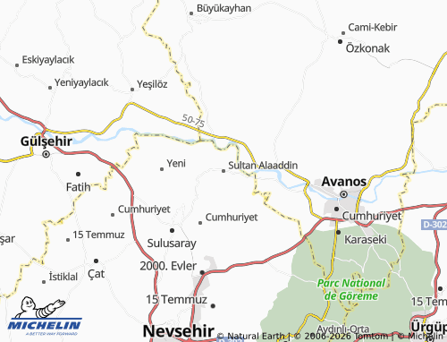 MICHELIN-Landkarte Sultan Alaaddin - ViaMichelin