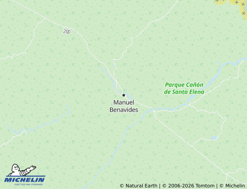 MICHELIN Manuel Benavides Centro map - ViaMichelin