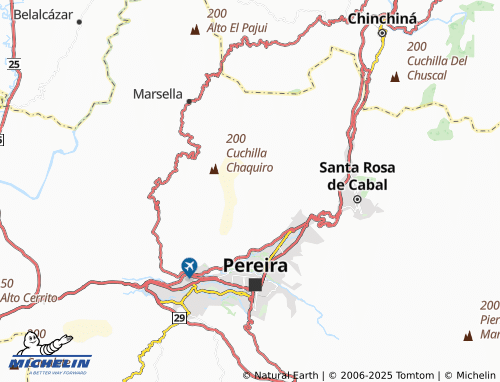 MICHELIN La Unión map - ViaMichelin