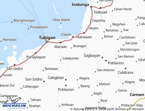 MICHELIN Tubod map - ViaMichelin