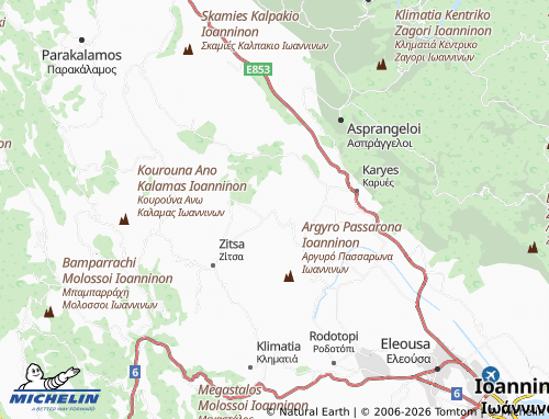 MICHELIN Protopappas map - ViaMichelin