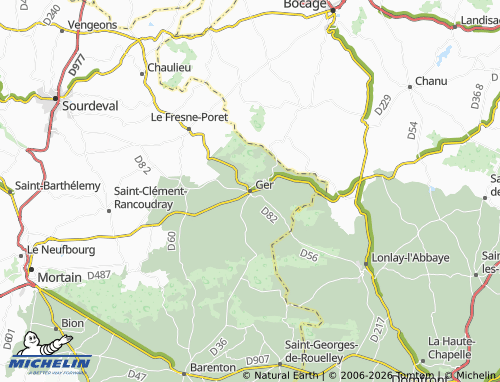 MICHELIN Ger map - ViaMichelin