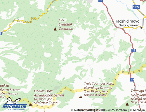 MICHELIN Teshovo map - ViaMichelin