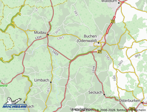MICHELIN Oberneudorf map - ViaMichelin