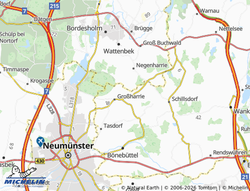 MICHELIN Kleinharrie map - ViaMichelin
