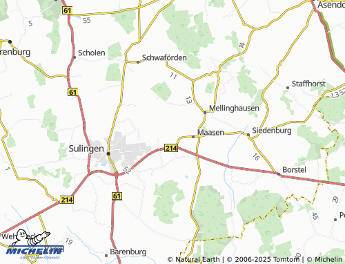 MICHELIN Horst map - ViaMichelin