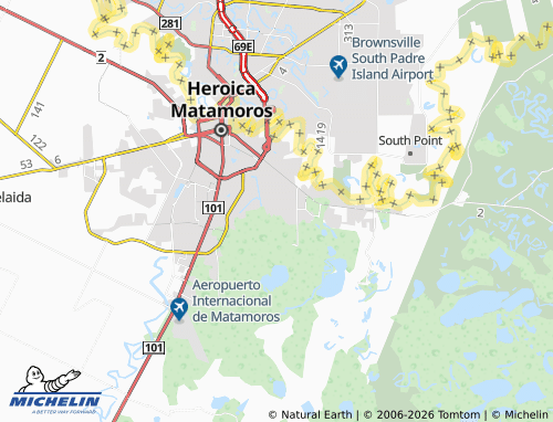 MICHELIN La Amistad map - ViaMichelin